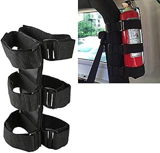u-Box Fire Extinguisher Holder Adjustable Extinguisher Mount Strap for 1987-2020 Jeep Wrangler JK