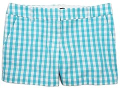 Aqua/White Gingham Check