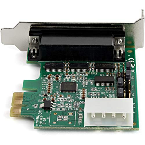 StarTech 4-Port PCI Express RS232 Serial Adapter Card, PCIe RS232 Host Controller, PCIe to Serial DB9-16950 UART - Image 3