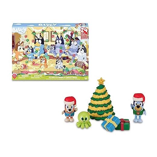 Bluey figuren adventskalender