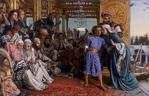 Impression Wall Art La Découverte du Sauveur au Temple William Holman Hunt