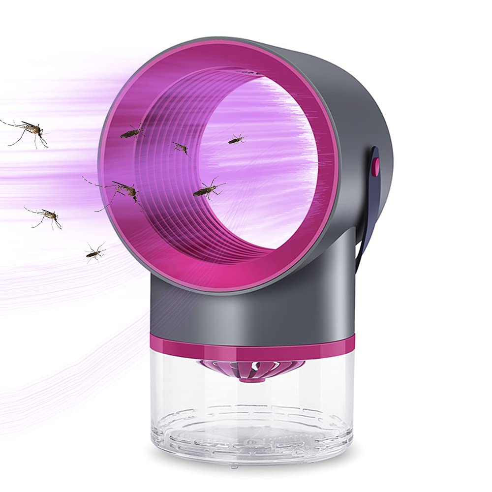 Electric Indoor Mosquito Trap USB UV Lamp Flies Catcher No Noise Non-Zapper Safe for