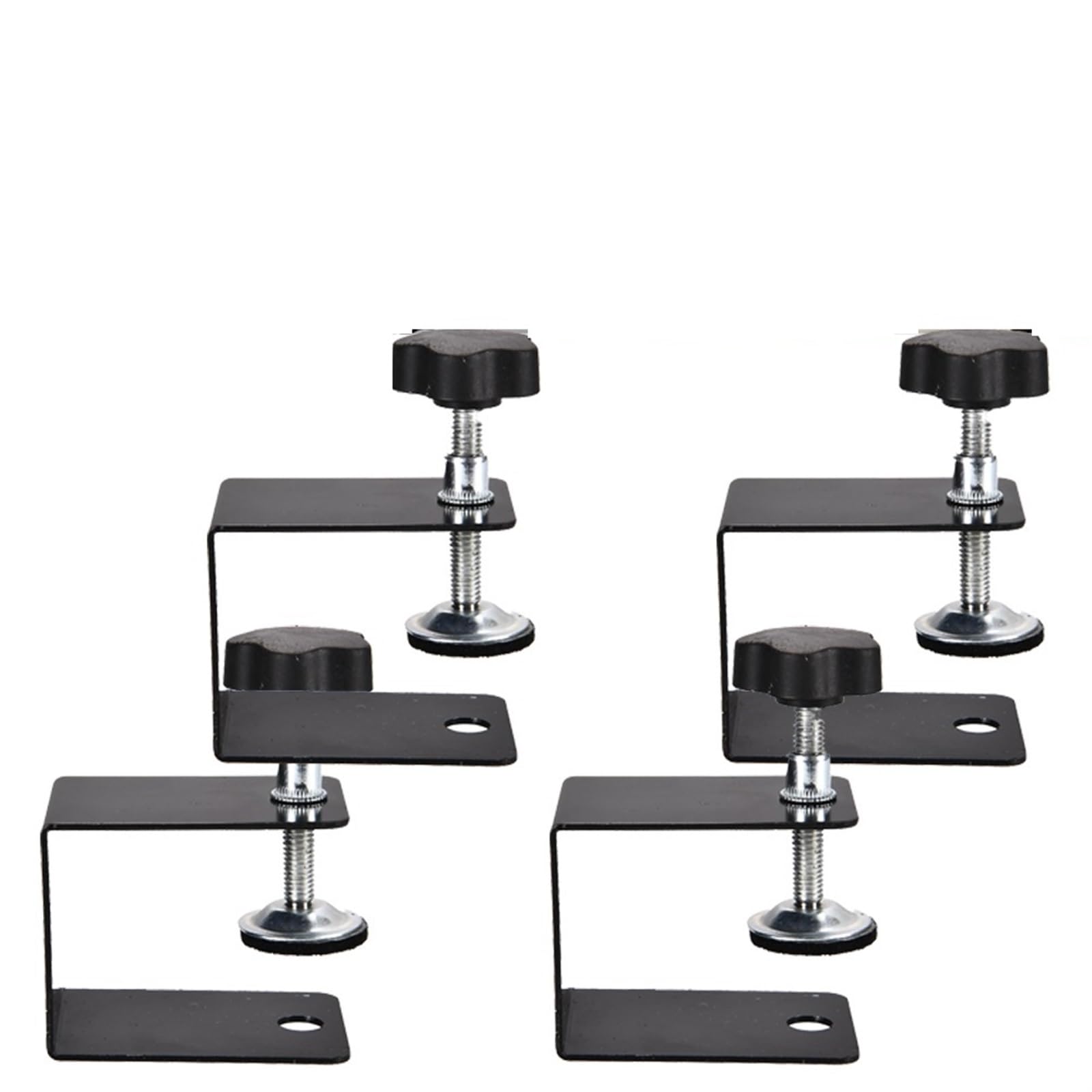 C Clamps 1/2/4pcs Heavy Duty Drawer Front Clamp C Clamps for Woodworking Installation Holder Aids Jig Tool Adjustable Fixing Clip for Woodworking Welding Mounting Fixed Repair Part(4pcs)