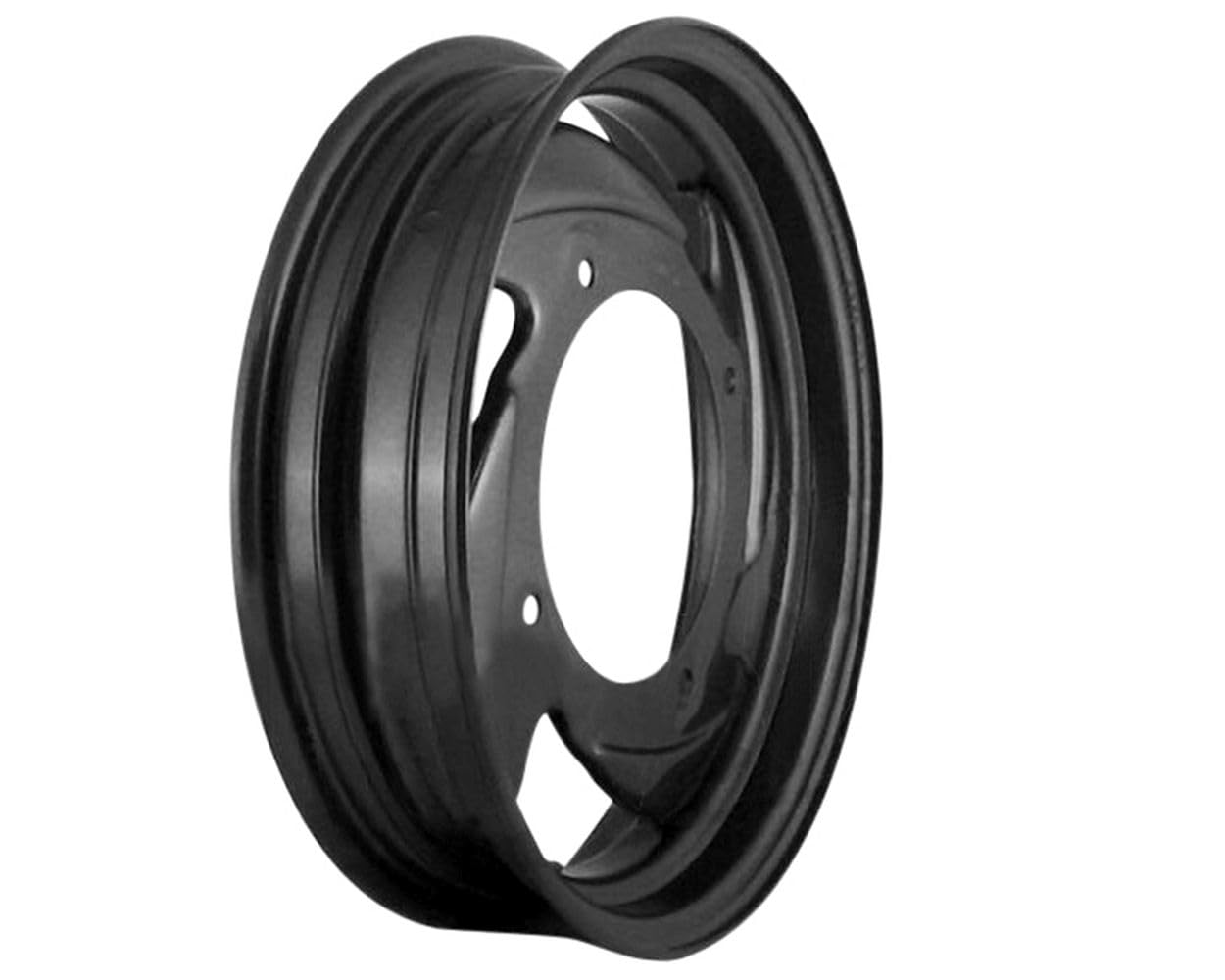 2EXTREME Stahlfelge schwarz kompatibel mit SYM Mio 50 HU05W 4T AC 05-16 | Vorne oder hinten verwendbar, Stahl, schwarz, 10 Zoll, 2.15 Felgenbreite, 3 Speichen; kompatibel mit SYM Mio 100 HU10W1