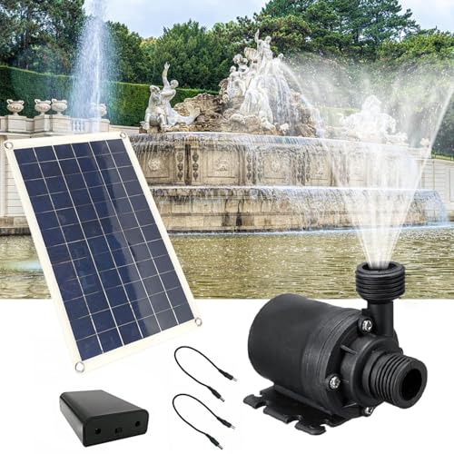 Bomba de agua solar de 800L/H sumergible con panel de 20W eficiente 7