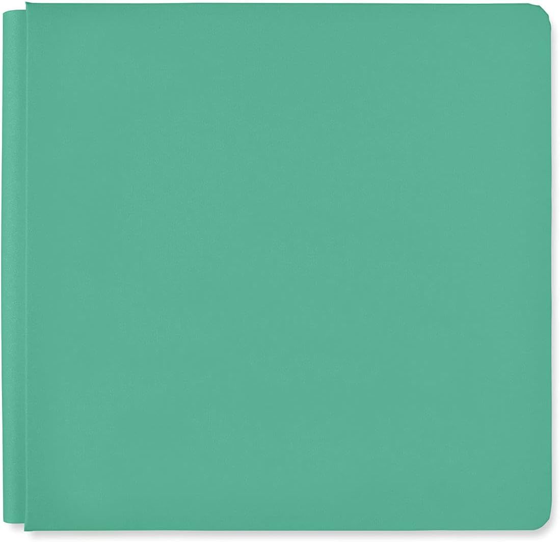 12x12 Jade Light Green Blend & Bloom Album Book Cloth Cover 12 x12 True Size Creative Memories Scrapbook Photo Album