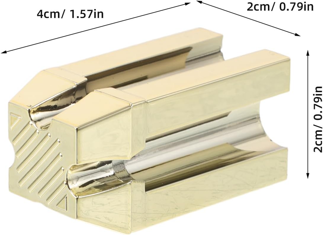 VICASKY 2pcs Flat Tip Eyebrow Pencil Sharpener with Precision Slots Portable Makeup Tool for Eyebrow Refinement and Maintenance Travel-Friendly Cosmetic Accessory for Women