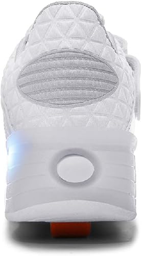Miniatura 3 de Ylllu - Tenis de patinaje con ruedas LED USB para niños, zapatos con ruedas y luces para niños y niñas