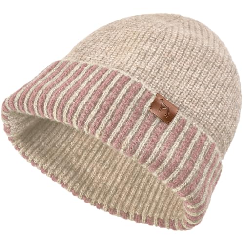 Hundepullover Odense mit Mütze (Set) Farbe Creme/rosa, Größe 60