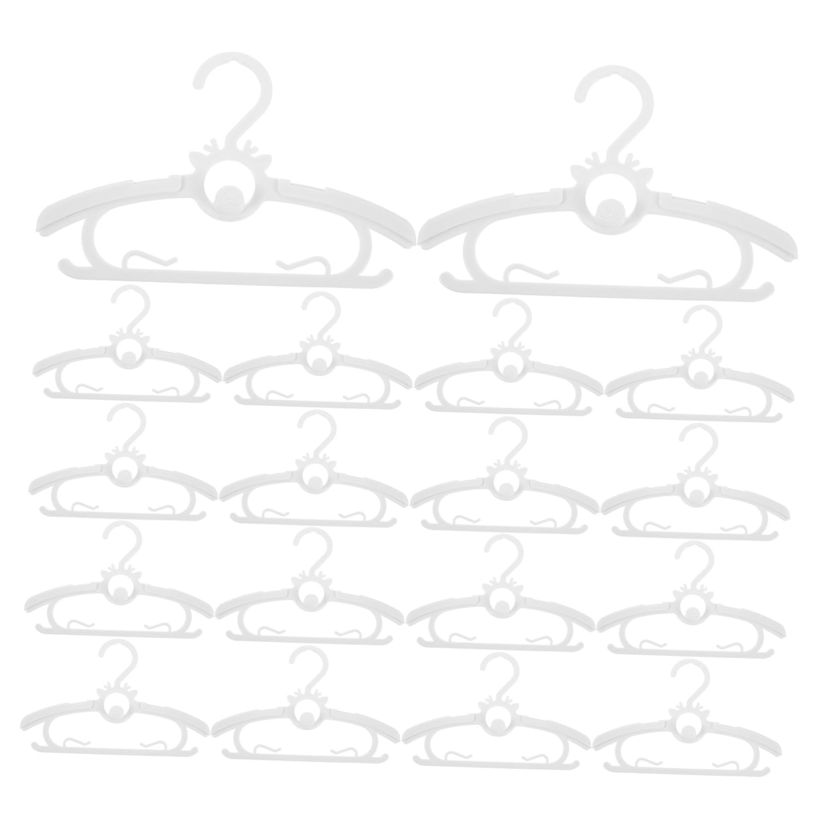 GALPADA 30 Stück Babykleiderbügel kleiderständer Hangers Kinderbügel bügel Kleiderbügel für bügel für Babykleidung kleiderbügel Kind White