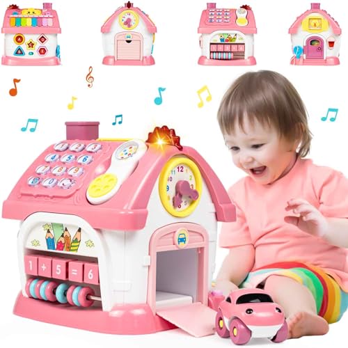 Marstone-Toys-for-1-Year-Old-Girl-Gifts-First-Birthday-Gifts-for-Girls-8-in-1-Montessori-Toddler-Toys-House-with-Learning-and-Playing-Christmas-and-Birthday-Gifts-for-Kids-Aged-1-2