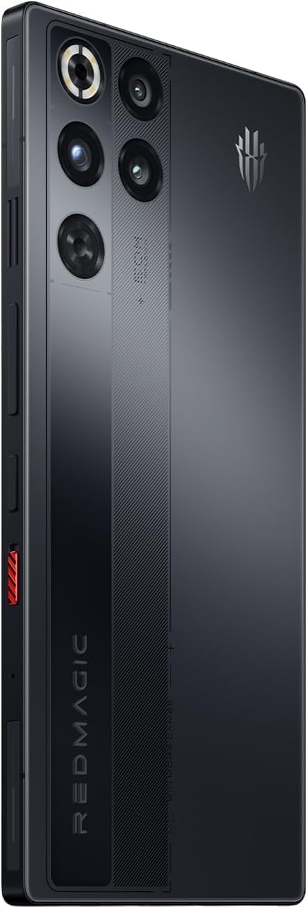 REDMAGIC 11 Pro Gaming Phone, 144Hz 5G Android Smartphone, 12GB RAM + 256GB ROM, Snapdragon 8 Elite Gen 5, 6.85 Inch 1.5K Full Screen Cell Phone, 50MP Camera, 80W Charger, Black