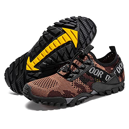 LLTMALL Men's Mesh Hiking Outdoor Shoes for Water Sport Lightweight Sneakers4
