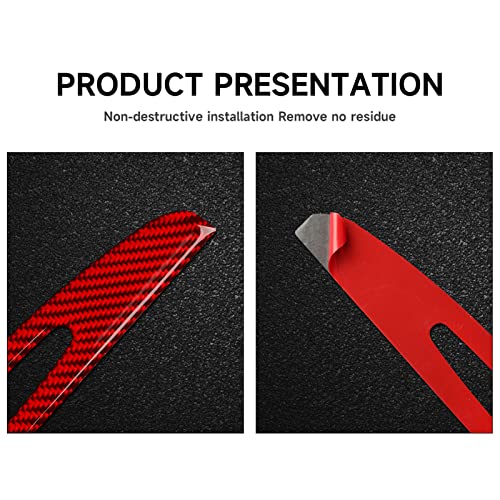 Image of Car Cup Holder Decor Cover Decals for 2011-2014 Chrysler 300 / 300C / 300S / Limited /Base Accessories Carbon Fiber Interior Stickers