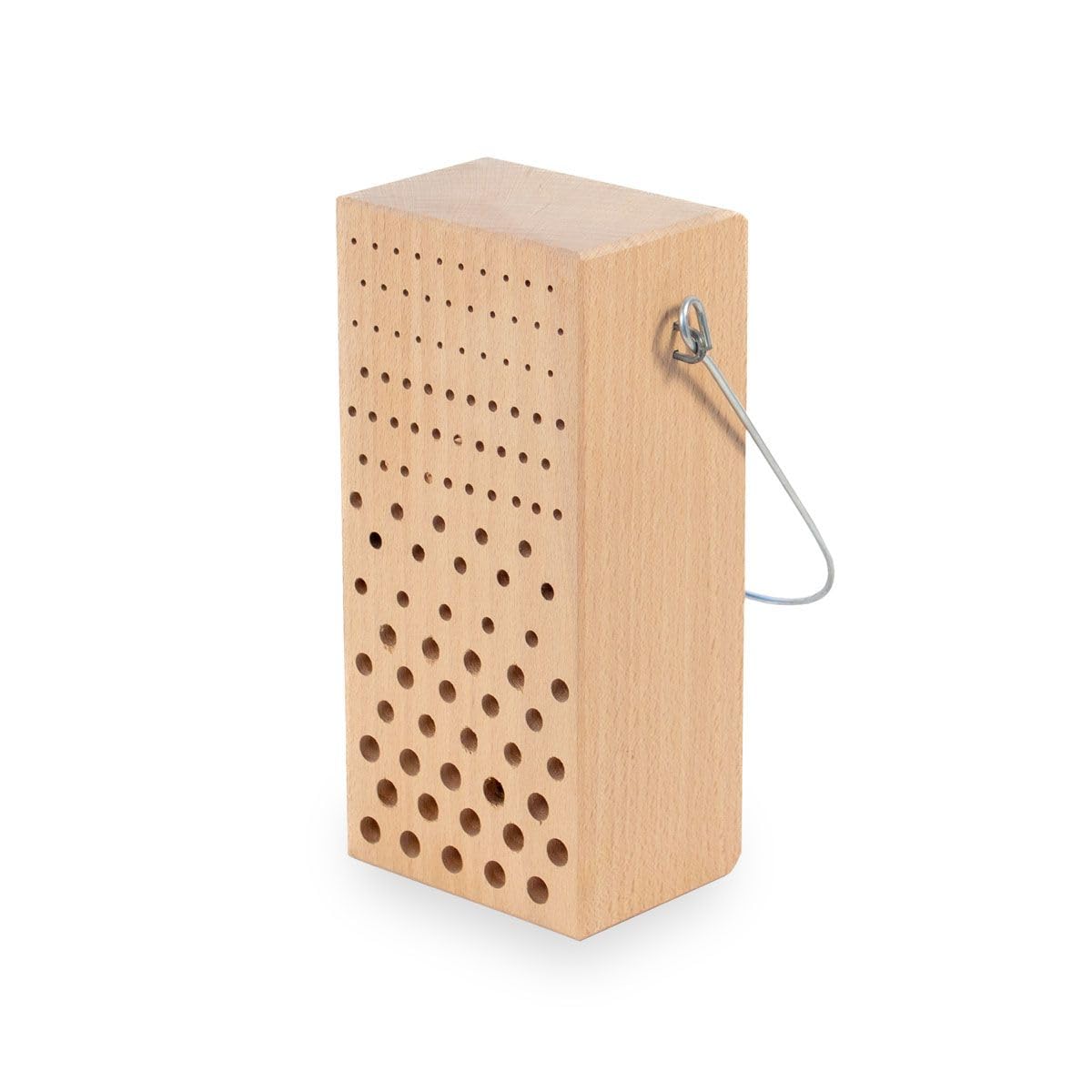 Naturschutzprodukt Insektennistholz aus Hartholz H 24 cm Insektennistblock Artenschutz Produkt