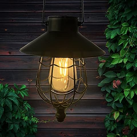 pearlstar Vintage Solar Lanterns for Outdoor Use Cover