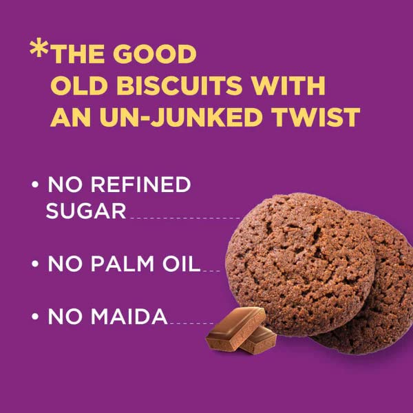 Image of Open Secret Butter and Chocolate Millet Biscuit Cookies (40G - Single Pack) | Protein & Fiber Packed | Healthy Snacks | No Added Maida No Refined Sugar No Palm Oil | Unjunked Biscuit