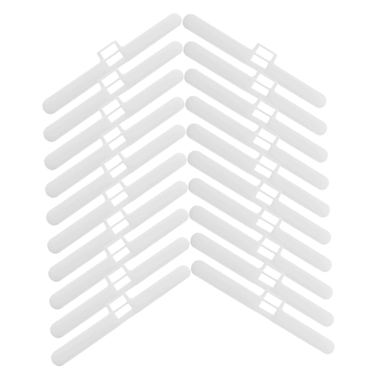 Toddmomy Vertical Blind Repair Kit 20pcs Blind Clips Replacement Slats Universal for Window Treatments