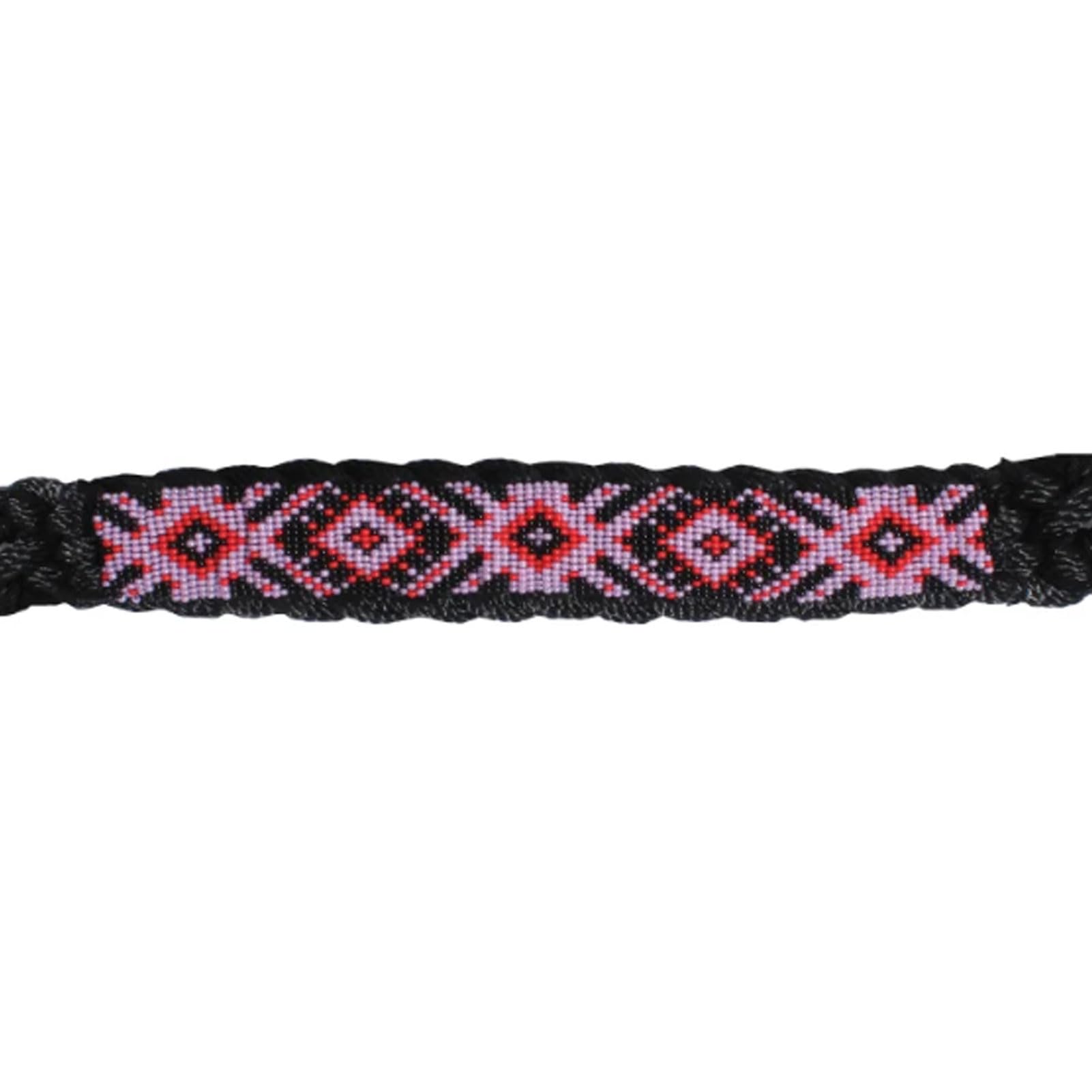 Professional`S Choice Cowboy geflochtenes schwarzes Halfter und Leine