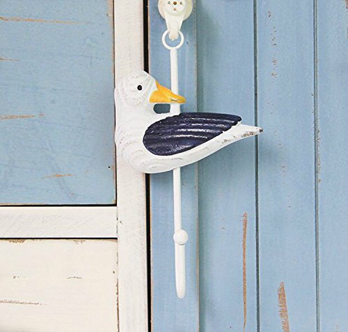 Olizee® Beach Themed Wall Hooks Towel Hat Coat Hangers Rustic Wall Decorations (Set Of 6 Assorted Seashore) #TOP5