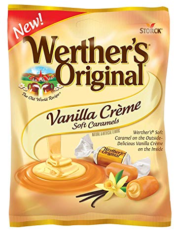 Werther's Original Caramelos suaves de vainilla crema, 4.51 oz, paquete de 4 Cover