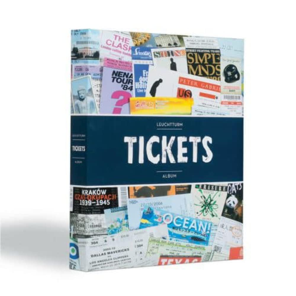 Album für 156 Eintrittskarten: Album für 156 Eintrittskarten und Tickets