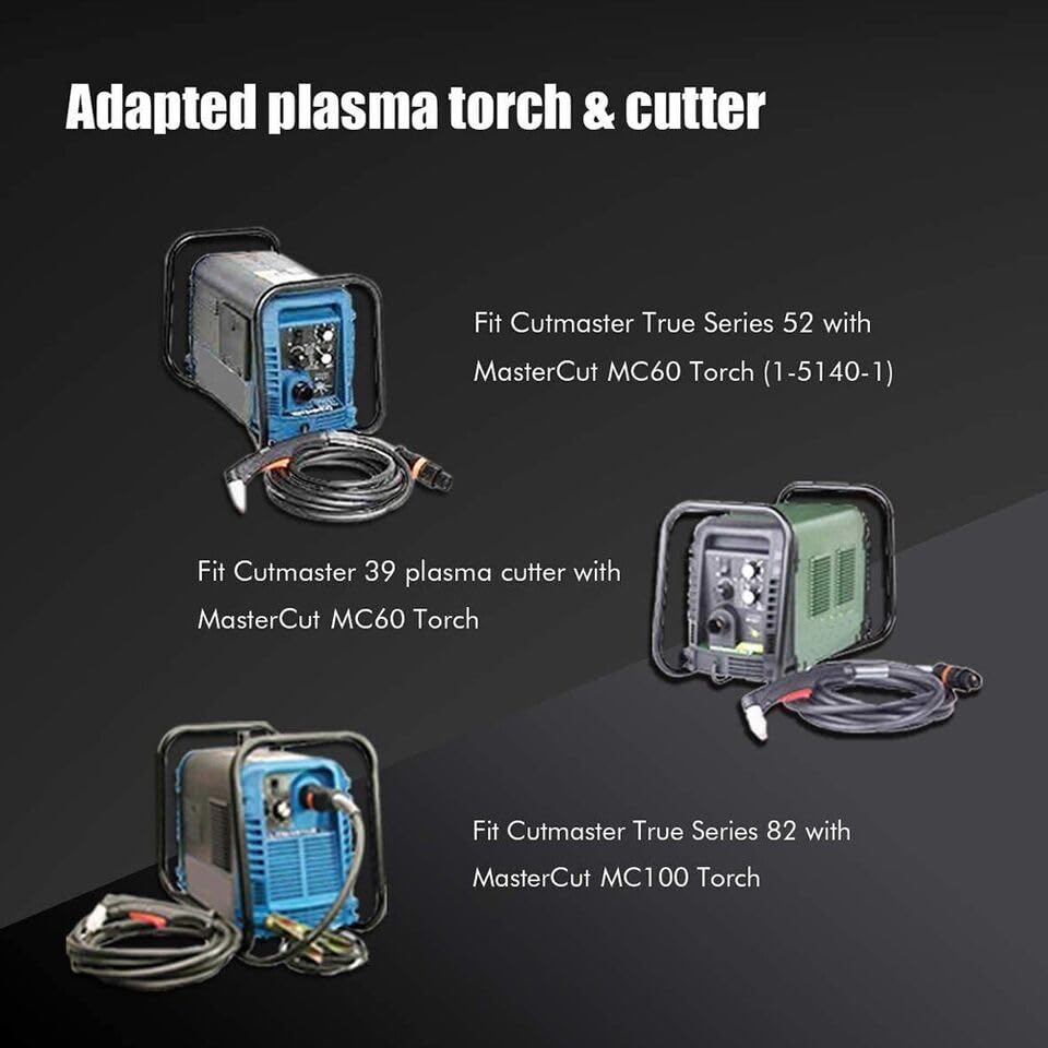 DREAWOO Plasma Electrode 64006514 Tip 60A 64006510 Fit for Radnor MasterCut MC60 MC100 Torch