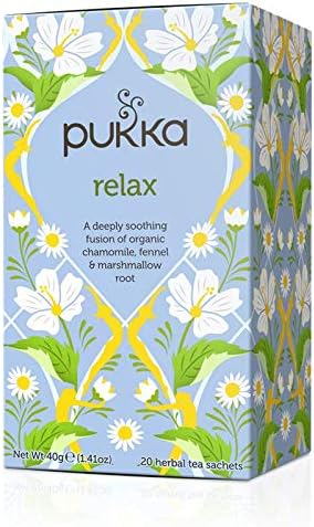 (3 PACK) - Pukka Relax Tea| 20 Bags |3 PACK - SUPER SAVER - SAVE MONEY
