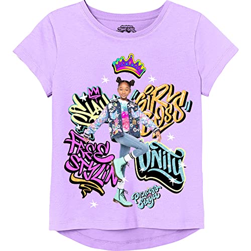 Image of Nickelodeon Girls' that Girl Lay Lay Hi-lo Fashion T-Shirt