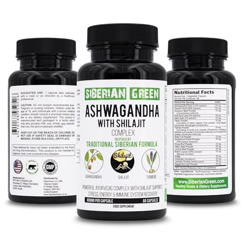 Mumijo Sibirischer Grüner Ashwagandha mit Altai Shilajit und Kurkuma