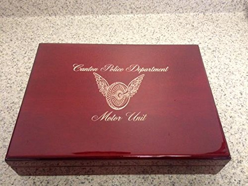Personalized Cherry Finish Humidor