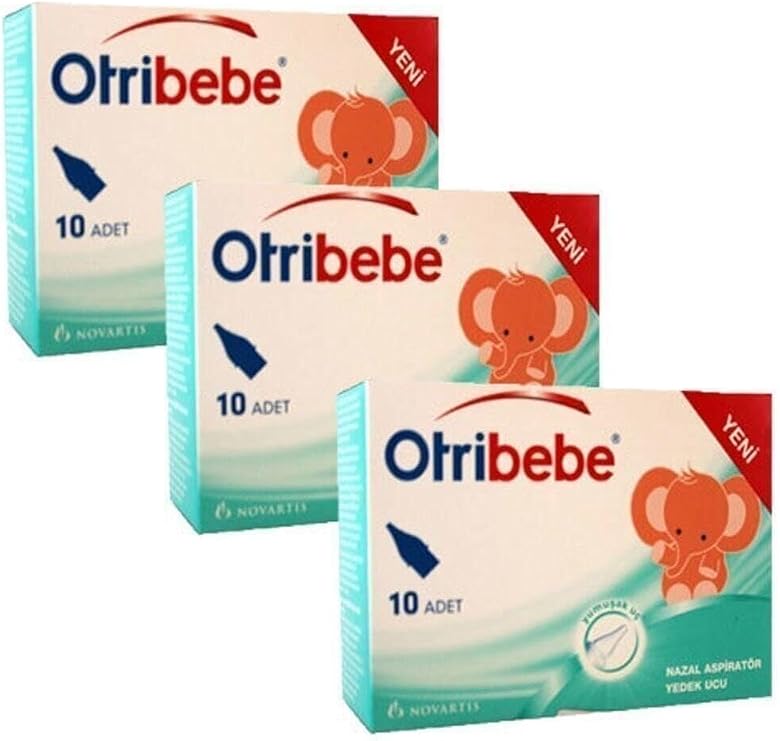 Otribebe Nazal Aspiratör Yedek Yumuşak Uç 10'Lu (3 Kutu)