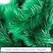Bianna Emerald Kelly Green Faux Fur Fabric, 60 inches wide options, American Seller, Luxury Shag Shaggy Material for Crafting, Sewing, Costumes, Fursuits, Home Decor (8x8 inches)