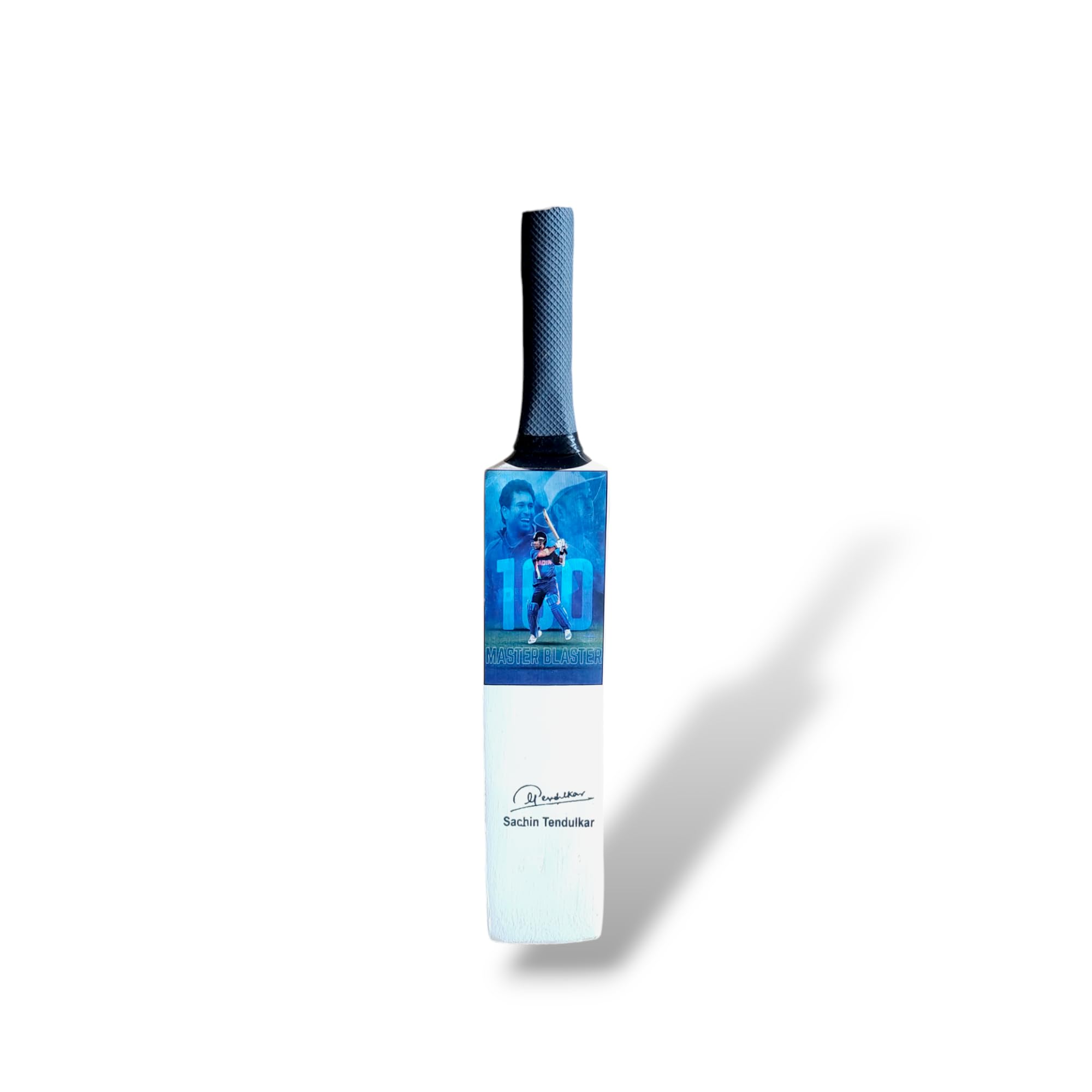 AEM Wood Sachin Tendulkar Miniature Show Piece Cricket Bat with Photo & Signature 12 Inch| Pack of 1|-image-22