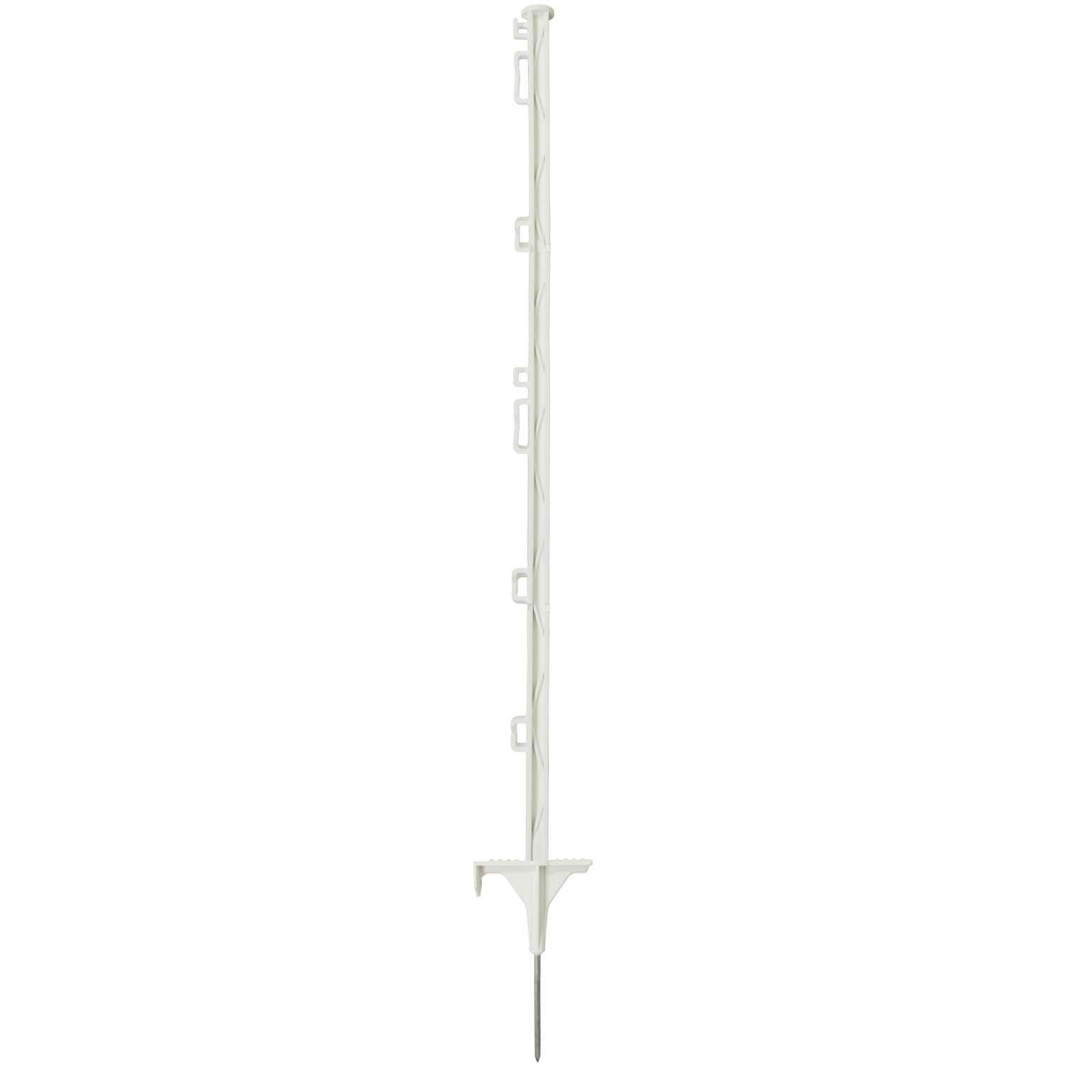 Weidezaunpfähle 105 cm hoch, weiß 20 Stück - Made in Germany