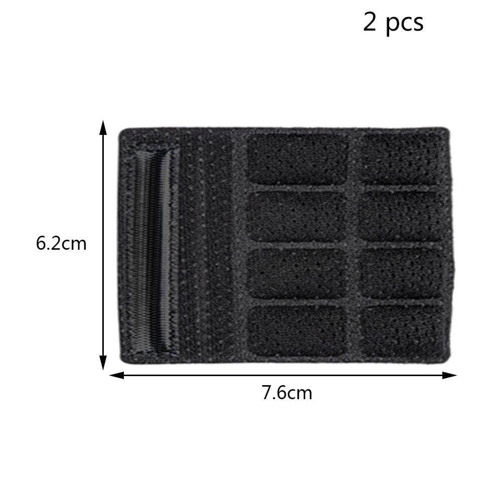 Lot De 2 Coussinets Mousse Pour Mentonnière De Casque Vélo – Noir, Universels