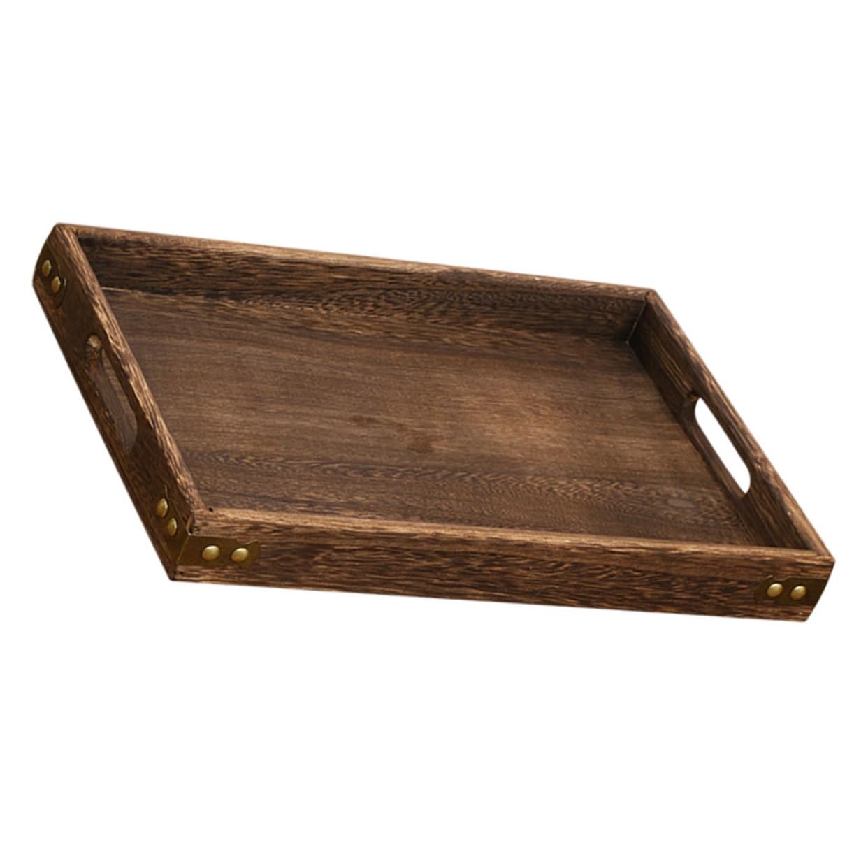 Alipis Rustic Serving Trays Platters Wooden Tiered Tray Decor Rectangular Storage