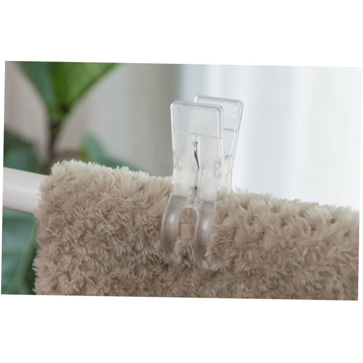 24piezas Clips De Toalla Jumbo Transparentes Resistentes Al Viento para Secar Ropa y Asegurar Toallas Sillas De Playa o Tumbonas