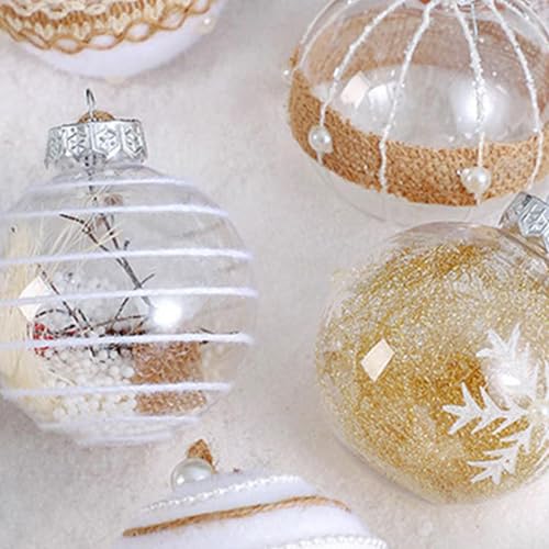 Ensemble de boules de Noël légères pour sublimer l'ambiance chaleureuse du salon