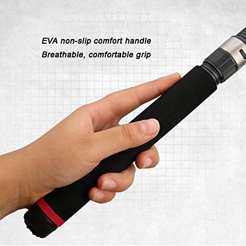 Vishengel Hengel Kit Carbon Fiber Hengel en Spoel Combo hengel pole telescopische Portable Anti-slip handvat for vissers Sea Hengelcombinaties (Size : 2.7m) - Image 6
