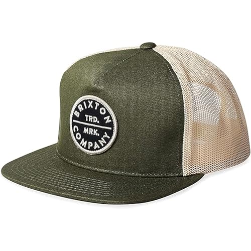 Brixton Casquette en Maille, Blanc, Taille Unique