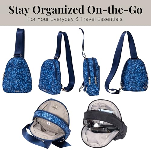 Image of Baggallini Double Zip Mini Sling