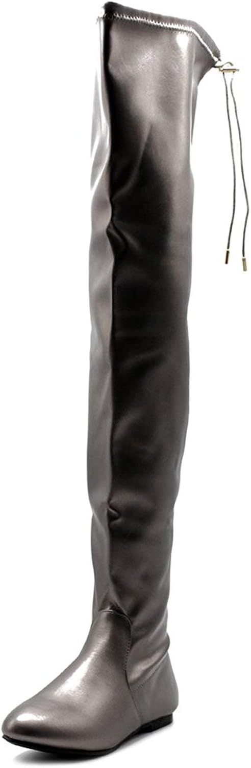Womens thigh high flat boots Clearance