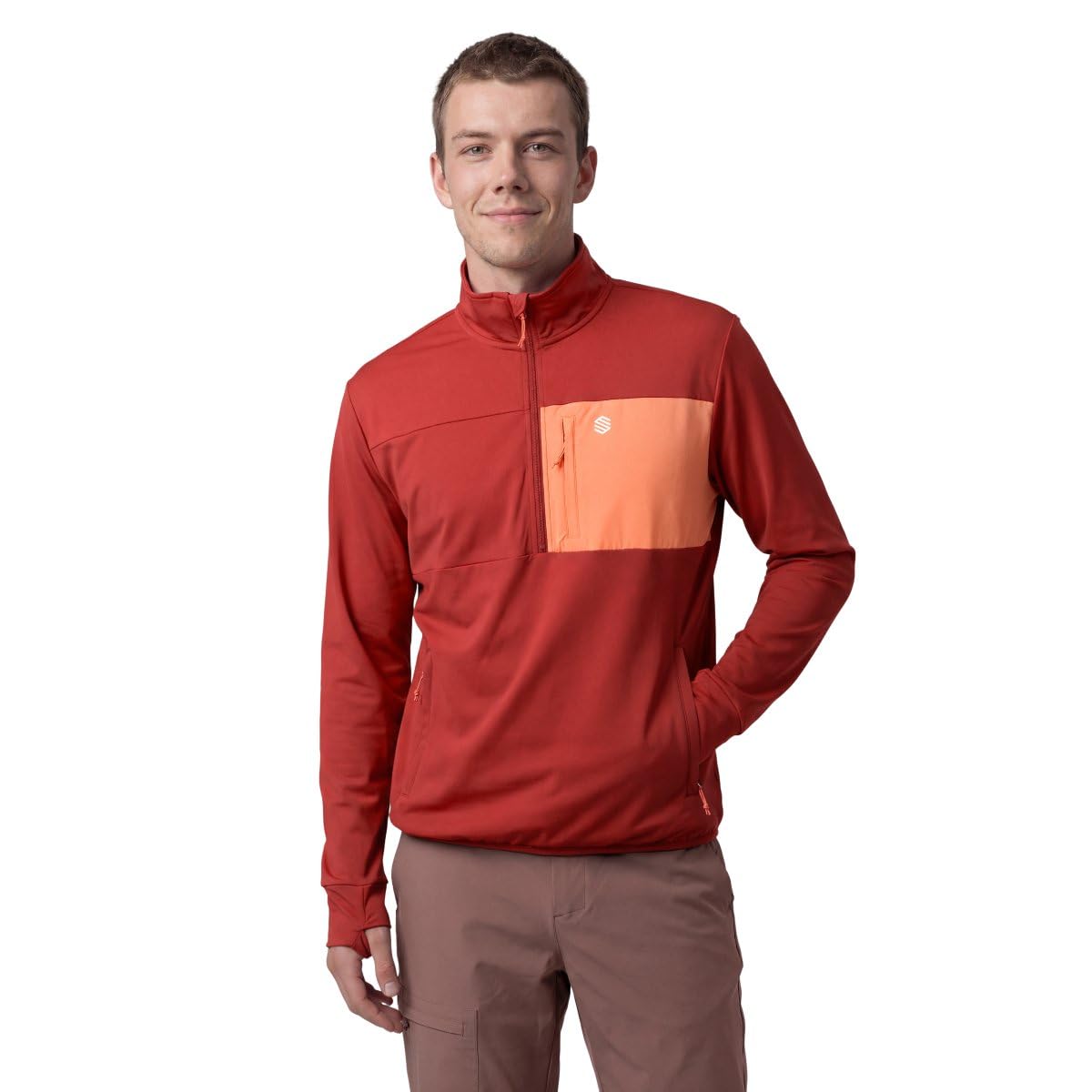 SIROKO Sudadera polar montaña senderismo Platte Red Rojo