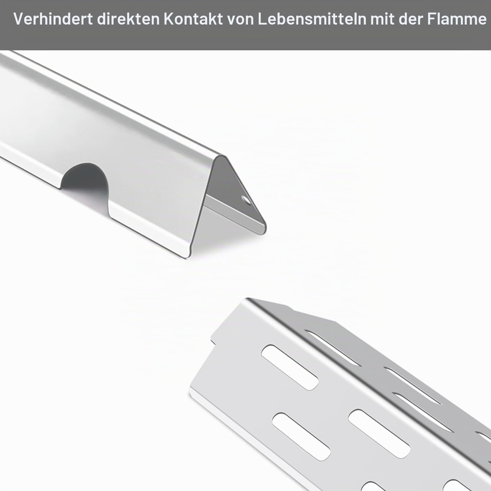 Grill-Ersatzteile für Weber Genesis II E-410, LX E-440, 43,8 cm Flavorizer Bar, 31,8 cm Hitzeschutz, Edelstahl