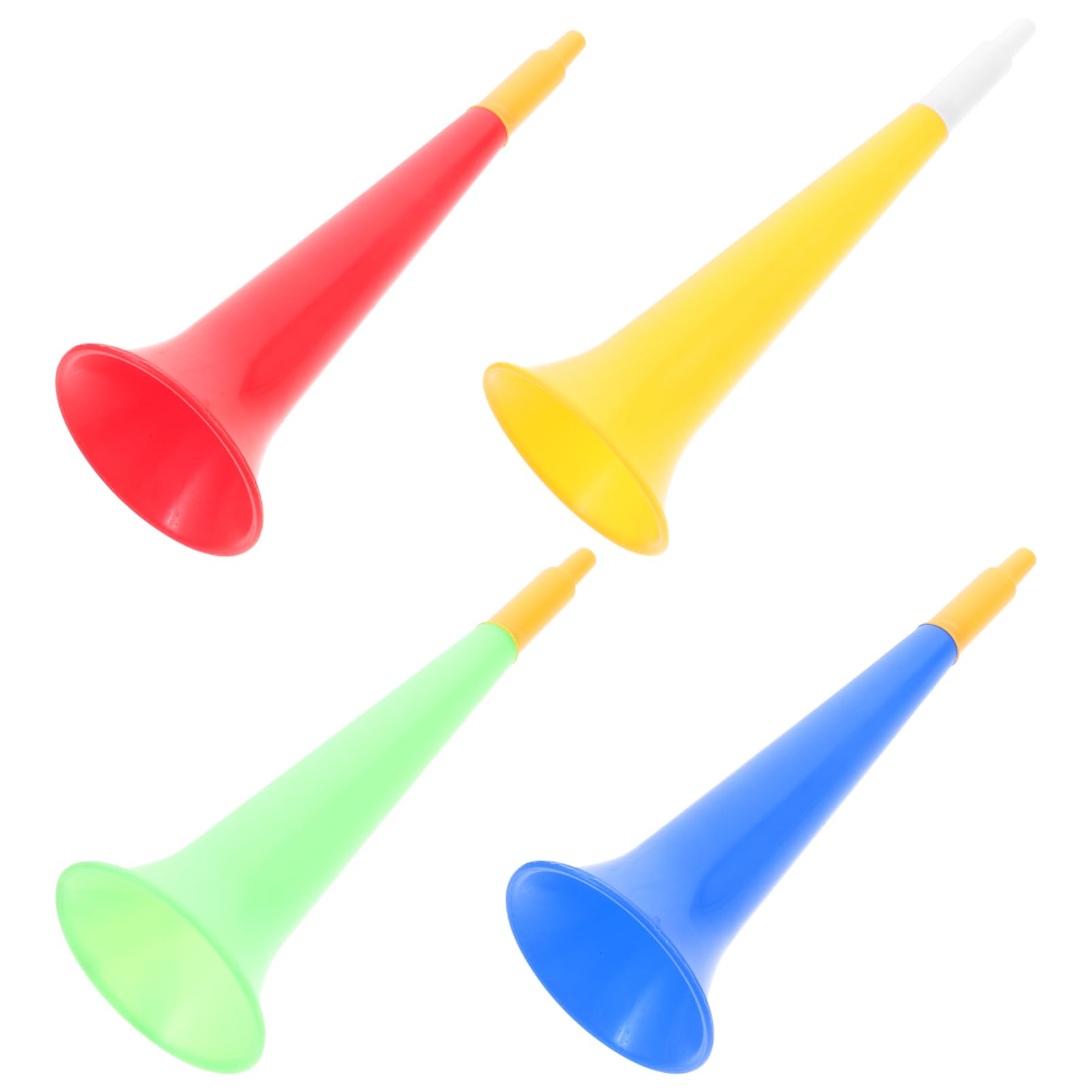 HANABASS 4pcs Soccer Horn Cheering Trumpets for Parties Sports Events Fun Activities for Exciting Playtime