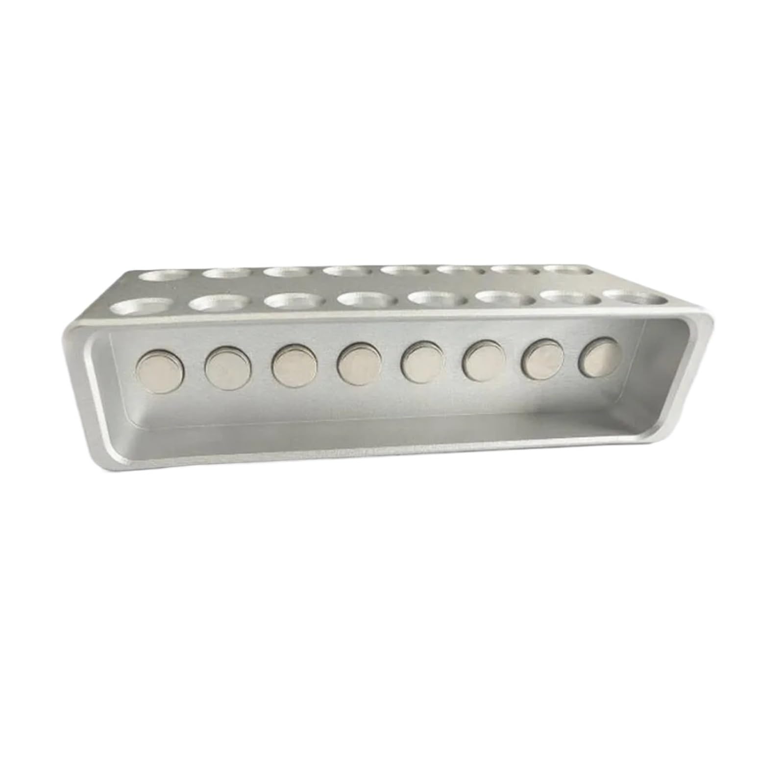 For tubo PCR de 8 filas de 0,1 ml/0,2 ml - Fuerte adsorción, uso en laboratorio, espaciador de perlas magnéticas de 16 orificios