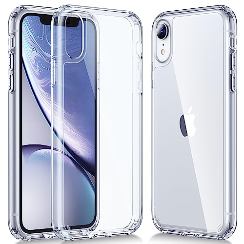 NEW'C Handyhülle Für IPhone XR - Transparente TPU Hülle + 2x Panzerglas | Ultradünn & Kratzfest