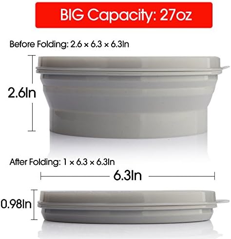 ME.FAN Silicone Collapsible Bowls - Thumbnail 2