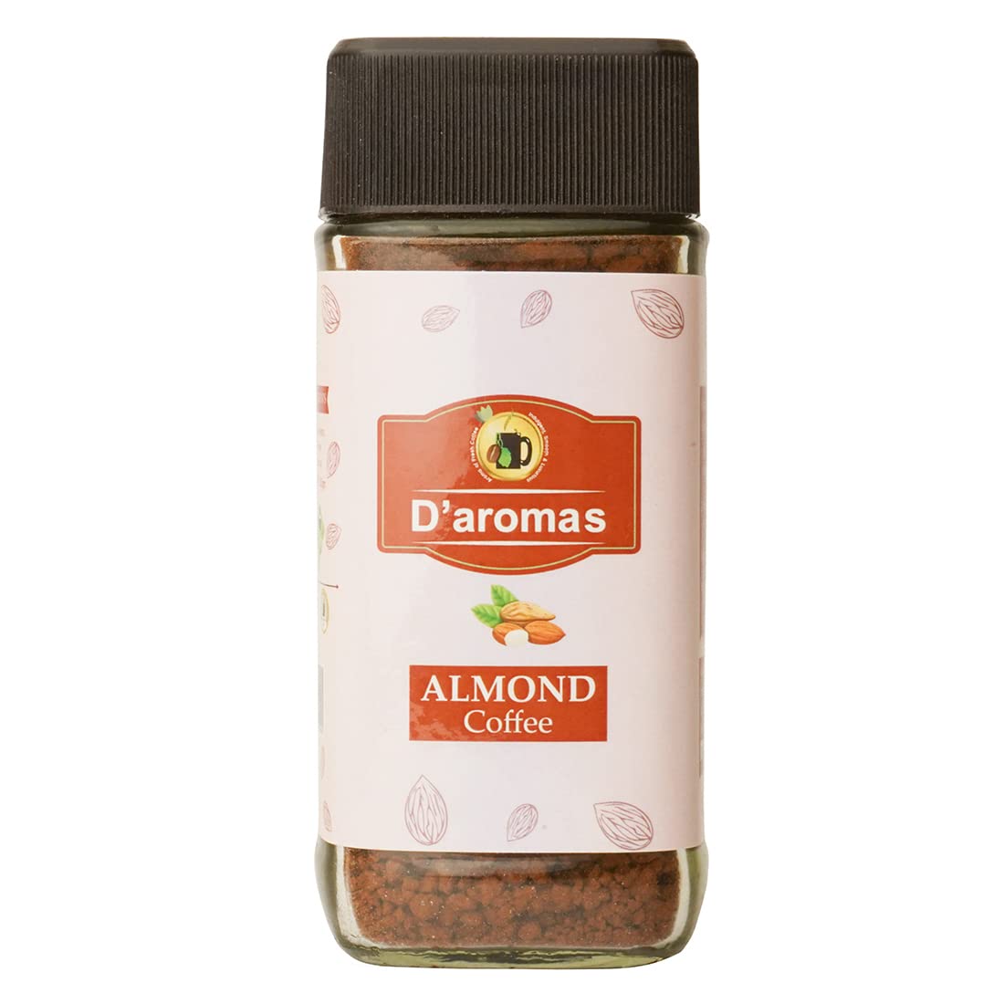 Flavoured Instant Coffee Powder 50g |Almond Coffee|100% Arabica Coffee - Rich Aroma & Bold Taste